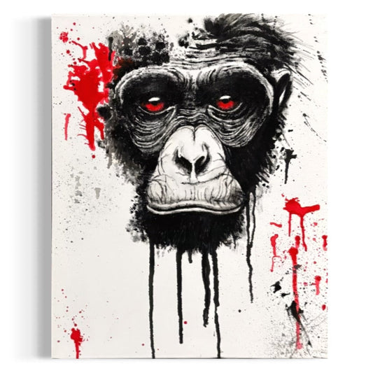 Red Monkey 40x50 Original